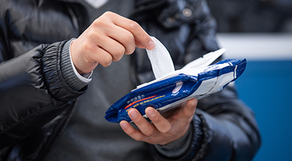 What is a wet towel machine